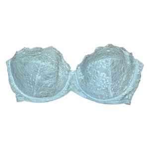 Victoria’s Secret 90s vintage white lace strapless bra, 38D